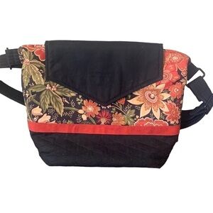 Handmade Quilted Floral Set Custom Shoulder Bag Matching Sunglass Phone Wristlet
